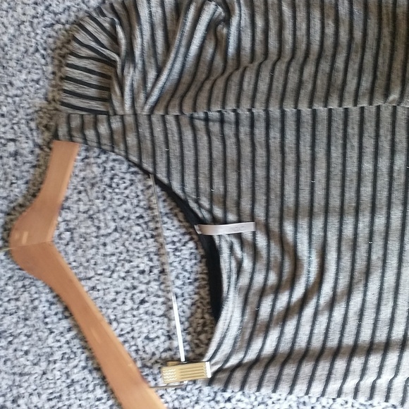 Trac One Arm Off Shoulder Striped Retro Vintage Sparkle Sexy Mini Dress Size S - Picture 6 of 6